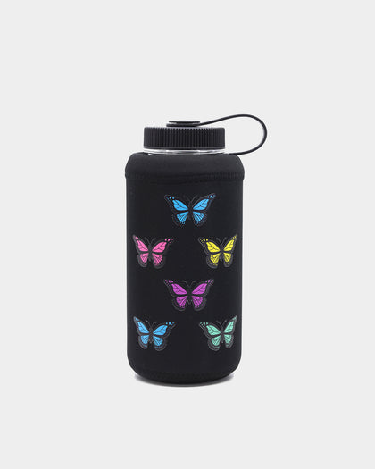 Goat Crew Butterfly Drink Bottle Sleeve Black/Multi-coloured