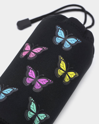 Goat Crew Butterfly Drink Bottle Sleeve Black/Multi-coloured