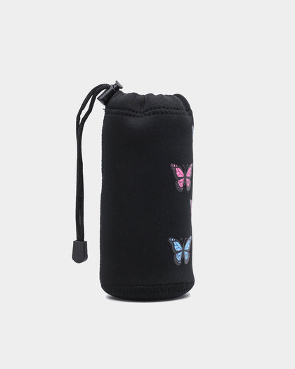 Goat Crew Butterfly Drink Bottle Sleeve Black/Multi-coloured