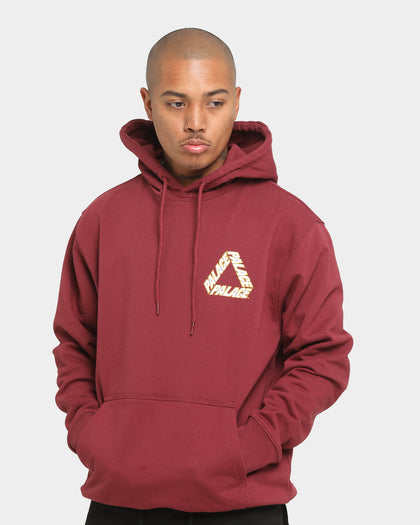 Palace P3 Team Hoodie Wine