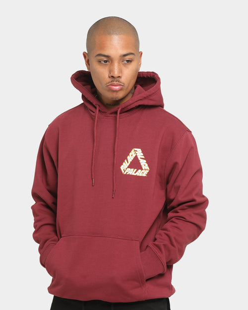 Palace P3 Team Hoodie Wine