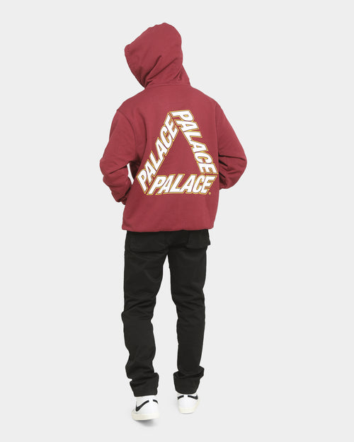 Palace P3 Team Hoodie Wine