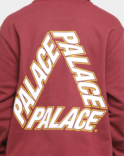Palace P3 Team Hoodie Wine