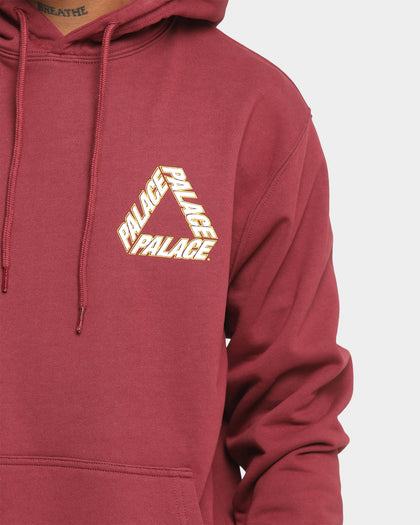 Palace P3 Team Hoodie Wine