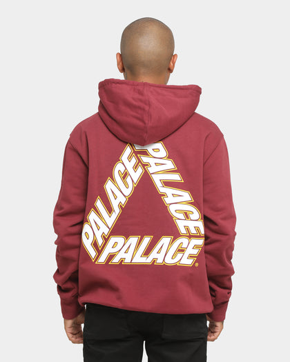 Palace P3 Team Hoodie Wine