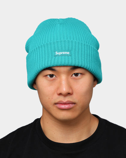 Supreme Wide Rib Beanie Teal