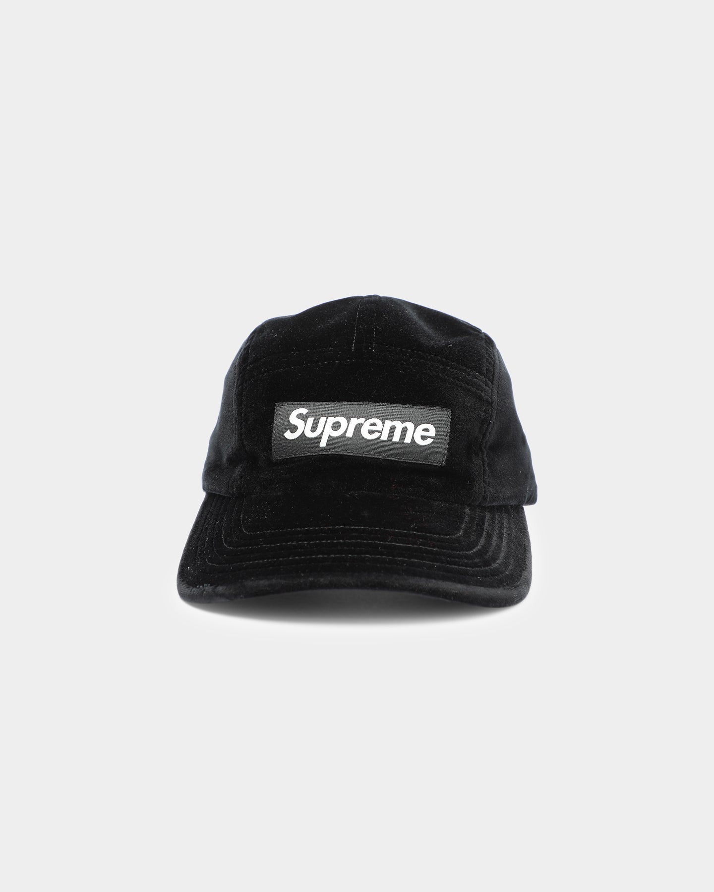 ほぼ未使用 Supreme Velvet Camp Cap ブラック 18aw Supreme Velvet Camp Cap Black | Culture Kings US