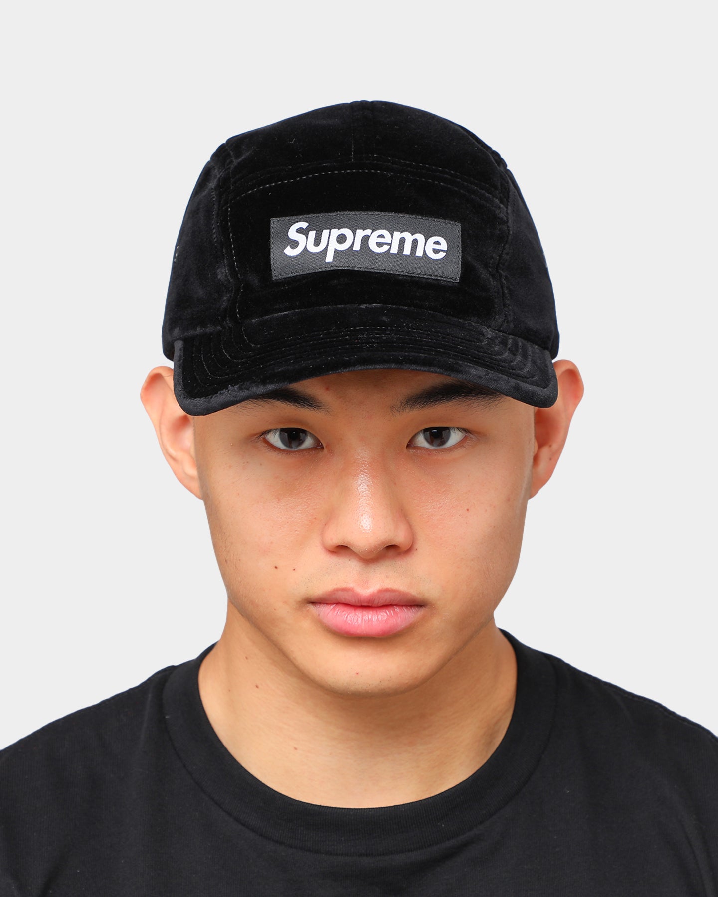 帽子 Supreme Velvet Camp Cap Supreme Velvet Camp Cap Black | Culture Kings US