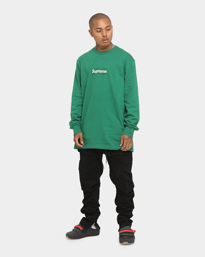 Supreme Box Logo Long T-Shirt Green