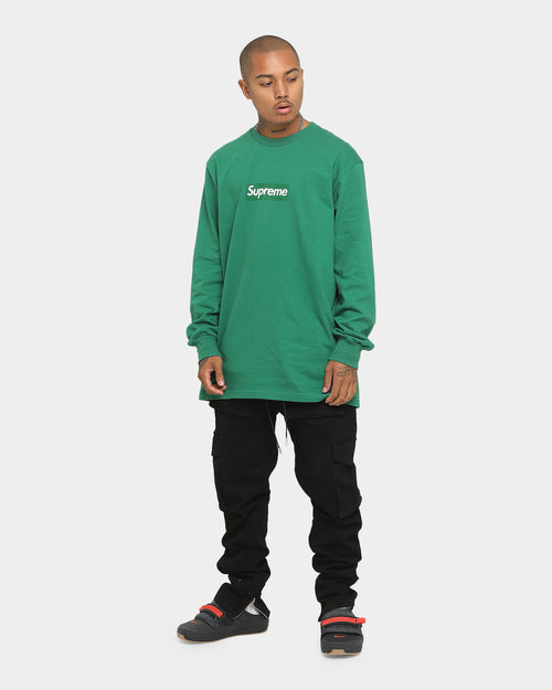 Supreme Box Logo Long T-Shirt Green