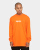 Supreme Box Logo Long T-Shirt Orange