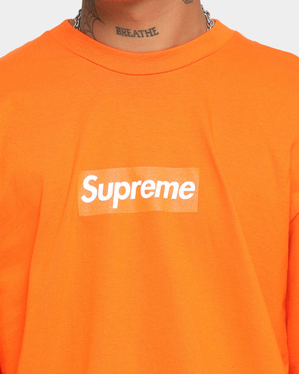 Supreme Box Logo Long T-Shirt Orange