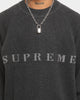Supreme Stone Washed Sweater Black