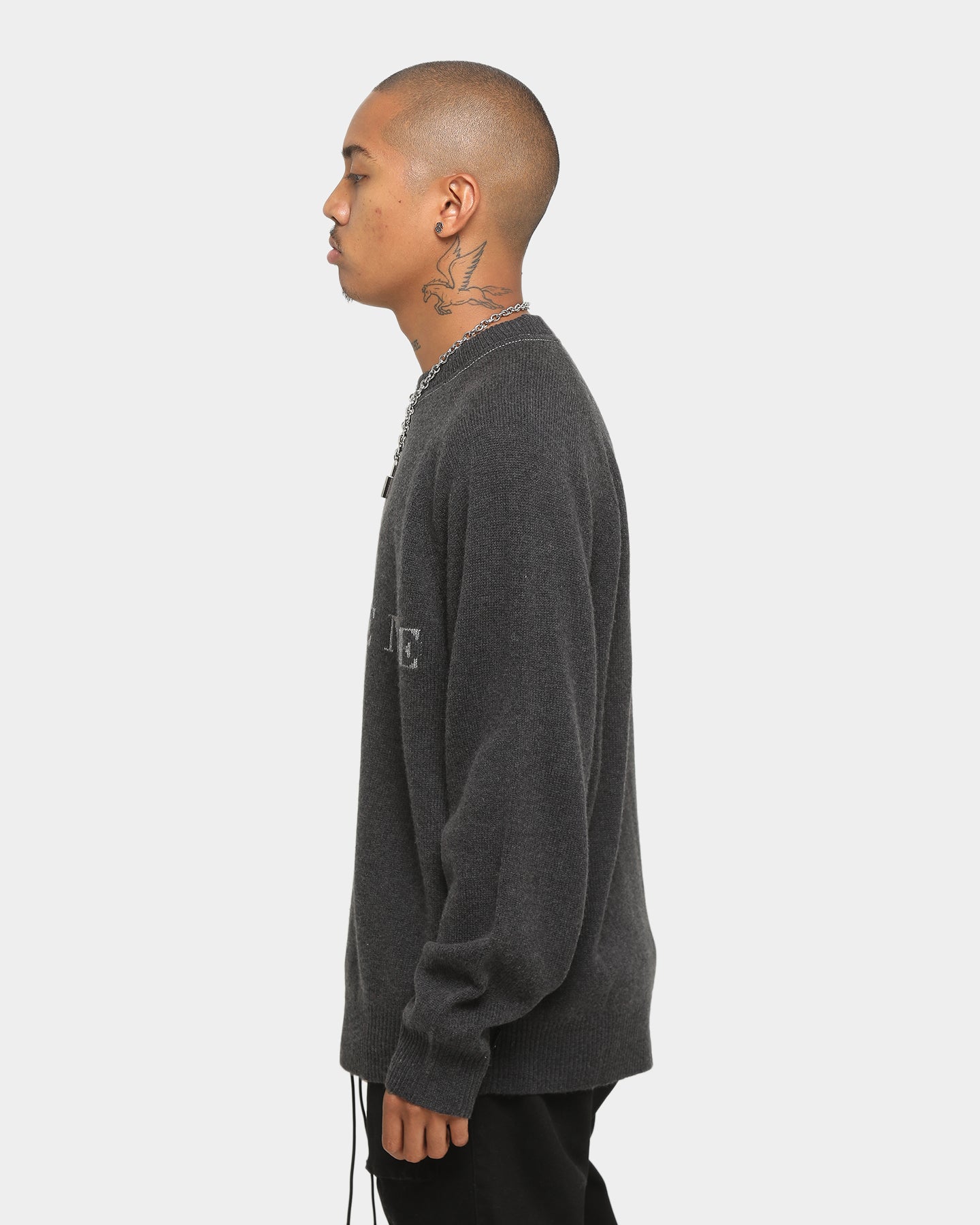 Supreme Stone Washed Sweater Black | Culture Kings US