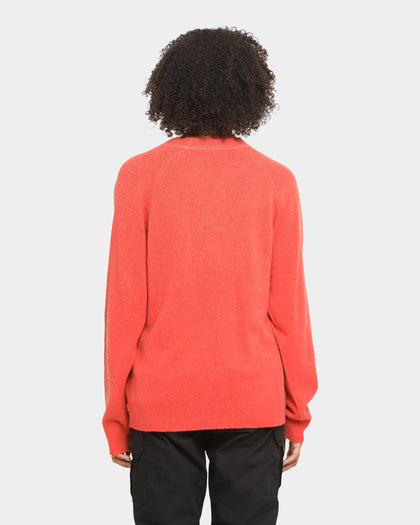 Supreme Stone Washed Sweater Red