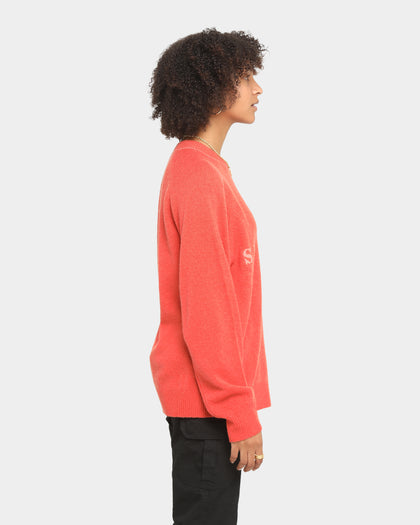 Supreme Stone Washed Sweater Red
