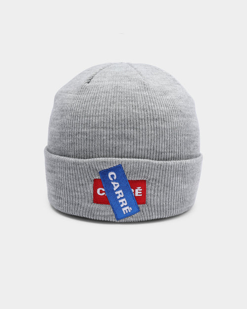 Carré Box Box Beanie Grey Marle