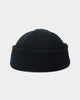 Carré Script Waffle Beanie Black