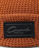 Carré Script Waffle Beanie Stone