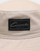 Carre Script Patch Bucket Hat Stone