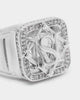 Saint Morta Men's Lineage Championship Ring Iced White Gold