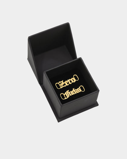 Raising Hell Women's Zero F*cks Shoe Charm Gold