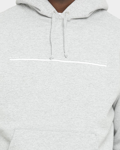 Supreme Shop Hooded Sweatshirt Heather Grey