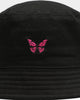 Goat Crew Single Butterfly Bucket Hat Black/Pink