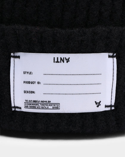 The Anti Order Archivable Beanie Black