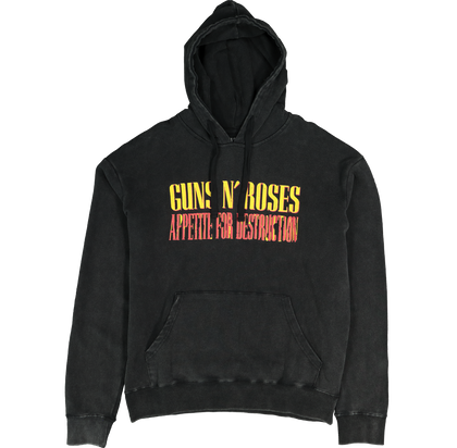 Guns N Roses Needles and Skulls Hoodie Black