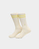 Perfect Pairs PP1 2UP Pastal Sock 3 Pack Off White/Multi-Coloured