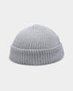 Goat Crew Fisherman Ribbed Knit Staple Beanie Grey