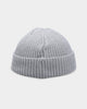 Goat Crew Fisherman Ribbed Knit Staple Beanie Grey