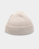 Goat Crew Fisherman Ribbed Knit Staple Beanie Tan