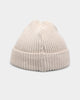 Goat Crew Fisherman Ribbed Knit Staple Beanie Tan