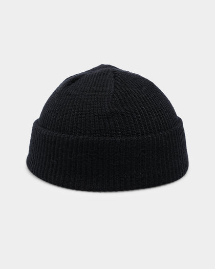 Goat Crew Fisherman Waffle Knit Staple Beanie Black