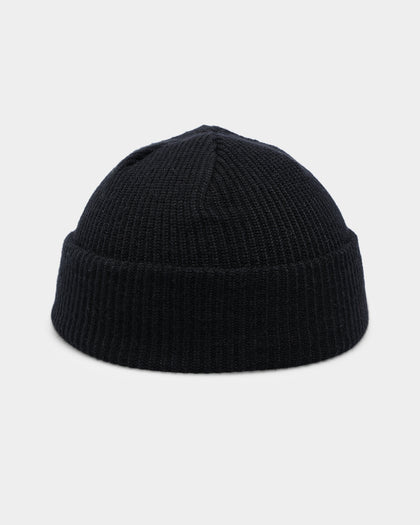 Goat Crew Fisherman Waffle Knit Staple Beanie Black