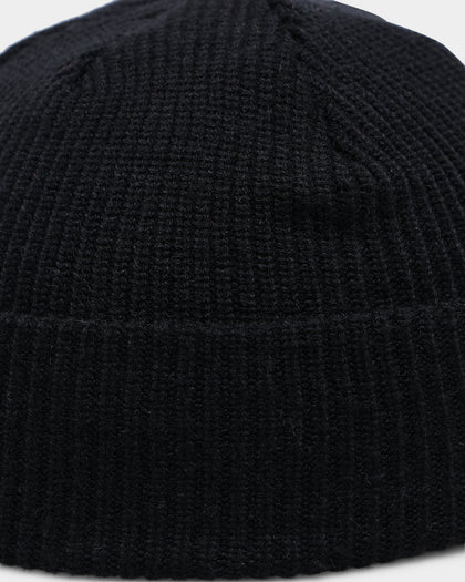 Goat Crew Fisherman Waffle Knit Staple Beanie Black