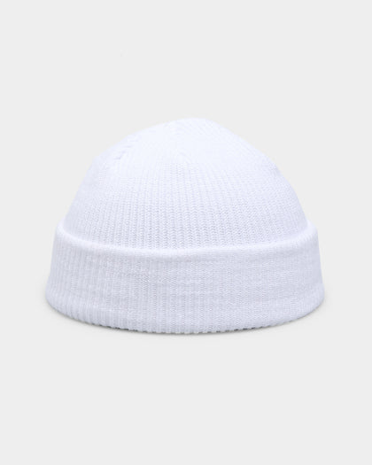 Goat Crew Fisherman Waffle Knit Staple Beanie White