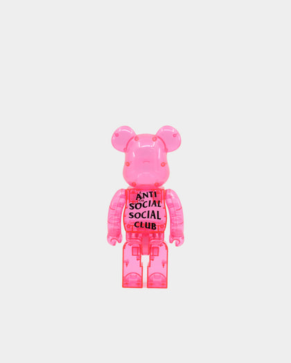 Medicom Toy Anti Social Social Club x Be@rbrick 400% Figure Pink