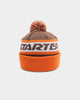 Starter Mid Season Pom Beanie Brown/Orange