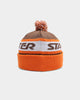 Starter Mid Season Pom Beanie Brown/Orange