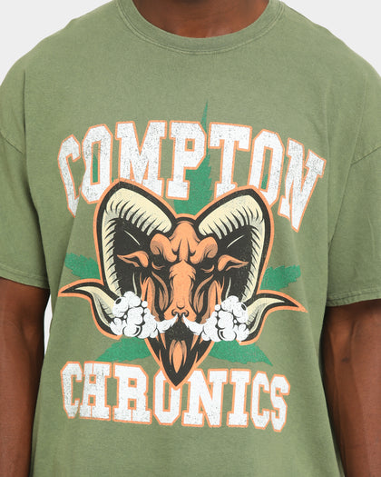 Goat Crew Compton Chronics Vintage T-Shirt Military