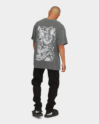 Rats Get Fat Men's Dragon Vintage T-Shirt Pepper