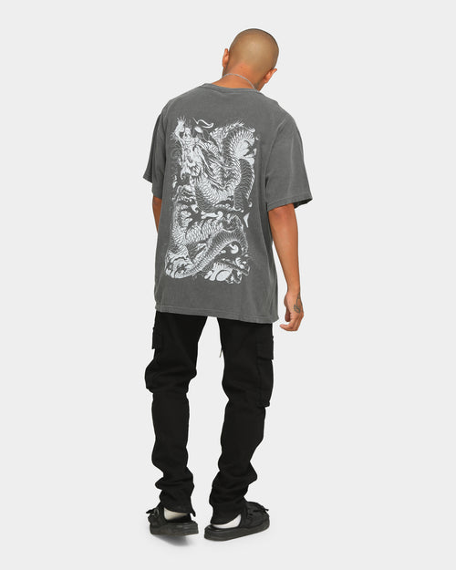 Rats Get Fat Men's Dragon Vintage T-Shirt Pepper