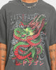 Rats Get Fat Men's Dragon Vintage T-Shirt Pepper