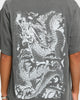 Rats Get Fat Men's Dragon Vintage T-Shirt Pepper