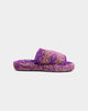 Goat Crew Velcro Paisley Bandana Slipper Purple/Yellow
