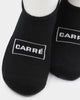 Carré Men's Classique No Show Sock 3 Pack Black/White