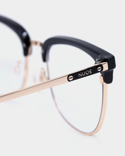 NUQE Roam Bluelight Glasses Black/Bluelight
